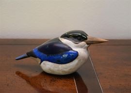 Royal Copenhagen Kingfisher Figurine - Alumina Faience