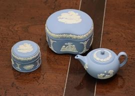Wedgwood Jasperware - Smaller Collectible Pieces (TEAPOT IS SOLD)