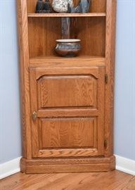 $150 - Tall Corner Display Cabinet / Shelf