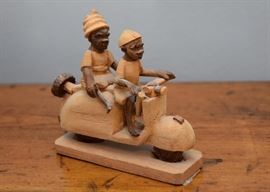 Folk Art Wood Sculpture