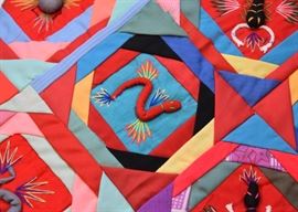 Folk Art Quilts with Applique Animals (there are several of these)