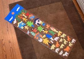 Folk Art Fabric Panel