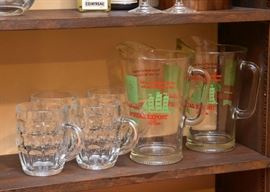 Glasses, Special Export Beer Pitchers