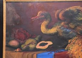 $4,000 - "Handcrafted" - Still Life Oil Painting by Laurie Hogin (Approx. 36.75" L x 26.5" H including frame)