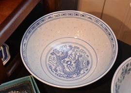 Chinese Dragon Soup Serving Bowl