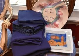 Table Linens, Judaica (Serving Pieces)