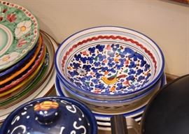 Hand Painted Dinnerware (Plates & Bowls)