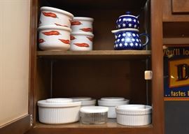 Chili Bowls, Baking Dishes, Creamer / Sugar with Stars