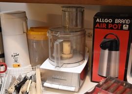 Cuisinart Food Processor, Coffee Air Pot
