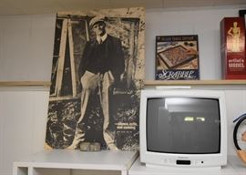 Black & White Poster, Small TV