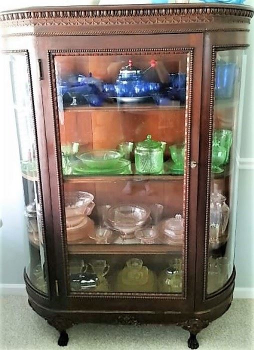 China Cabinet and Royal Lace Glassware