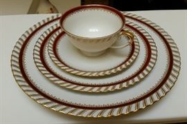 Franconia RUBY dinnerware