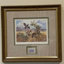 Texas Quail Stamp John Cowan