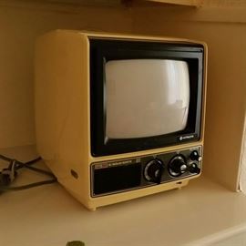 Vintage portable TV
