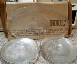 Riedel Fish set 8 plates