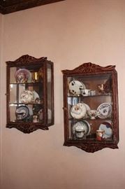 Wall Shelves and Decorative Tea Cup Sets