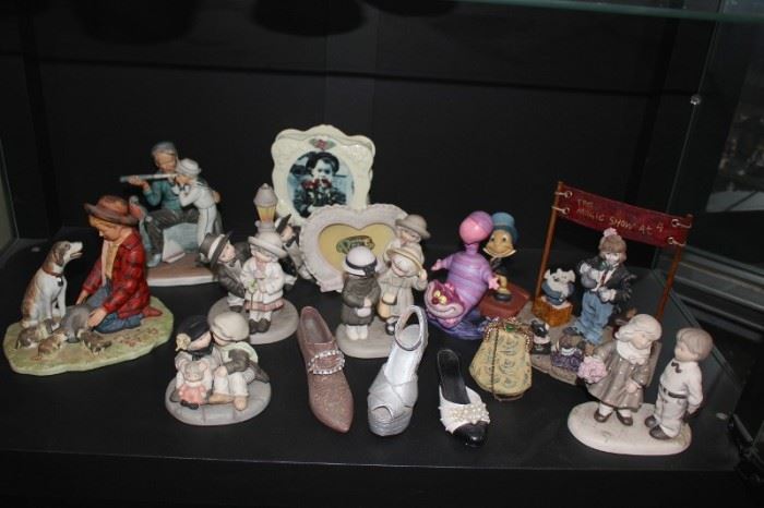 Lots of Quality Porcelains in the form of Picture Frames, Miniature Shoes, Jiminy Cricket and more