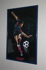 Framed Sports Poster - Soccer