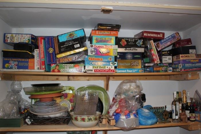 Lots of Games and other Household Items