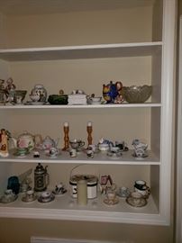 Wonderful collection of China tea cups and saucers. Most are antique with some others.  