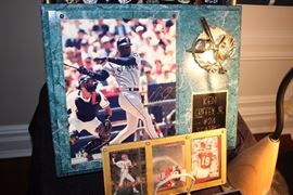 Ken Griffey Jr signed baseball photo