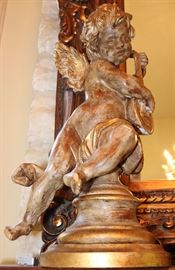 Pair Musician Putti