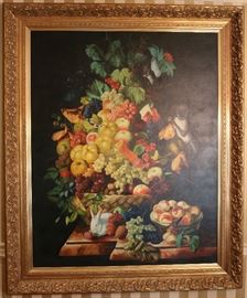 Still Life with Rabbit signed G. Porta, oil on canvas