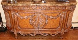 Marble Top Sideboard
