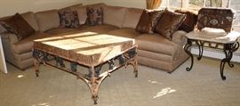 Maitland Smith Coffee Table, Sectional Sofa
