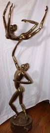 Bronze Dancers Statue