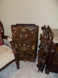 Hand Carved French Renaissance Revival Wood Gilt Panels