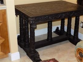Antique Italian Carved Table 18th Century