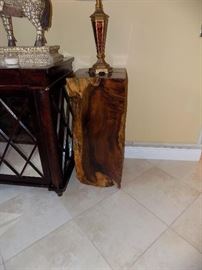 Large Exotic Hardwood Block, Pair of 2