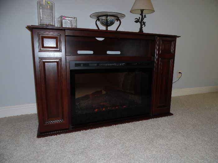 Dimplex Fireplace with wood surround