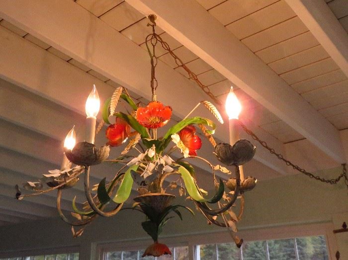 Antique porcelain chandelier