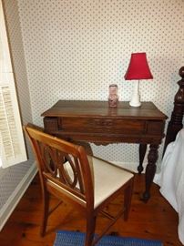 Antique desk & chair