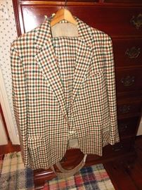 Vintage J.G Wells London men's wool suit
