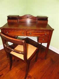Antique desk & chair