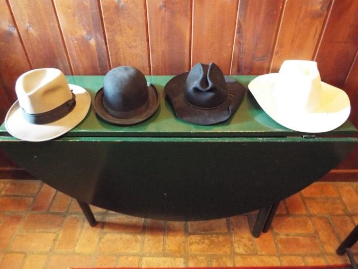 Collection of old hats