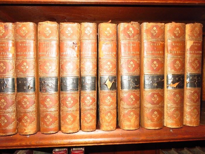 The Works of John Adams 10 Volumes Little Brown & Company 1856 Boston