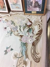 Close up of needlepoint