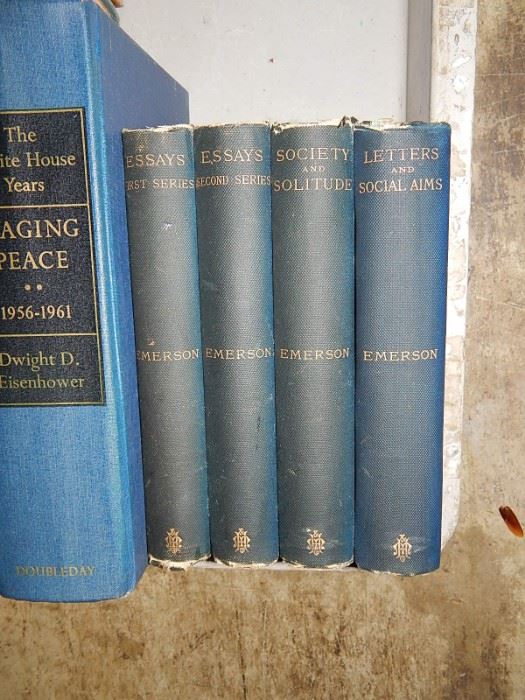 Sterling silver, Morgan & Peace Silver Dollars, antique books