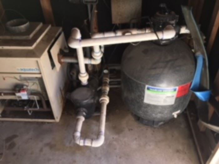 Hayward Tri-star pool pump and filter Gas (like new)