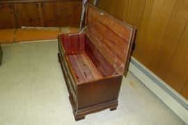 cedar lined chest