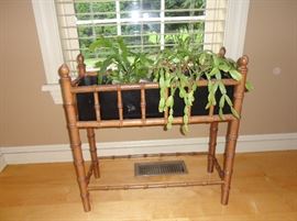 Antique plant stand