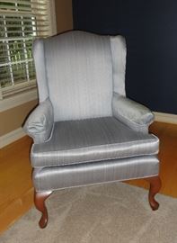 Blue/grey armchair