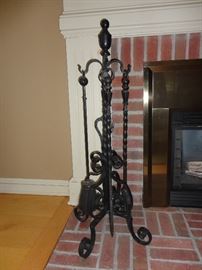 Antique fireplace set - late 1880's