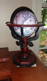 Copy of globe from the Smithsonian Collection