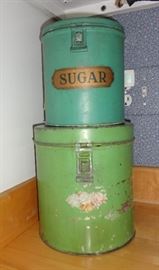 Pair of vintage containers - sugar and anything you choose to put in it!
