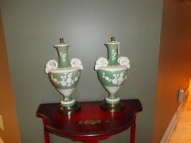 Pair of Wedgwood Lamps